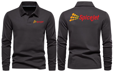 SPICEJET AIRLINES LONG SLEEVE POLO